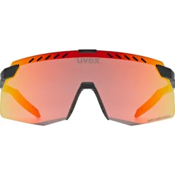 Occhiali Uvex Pace Stage S CV - Black Matt Mirror Red