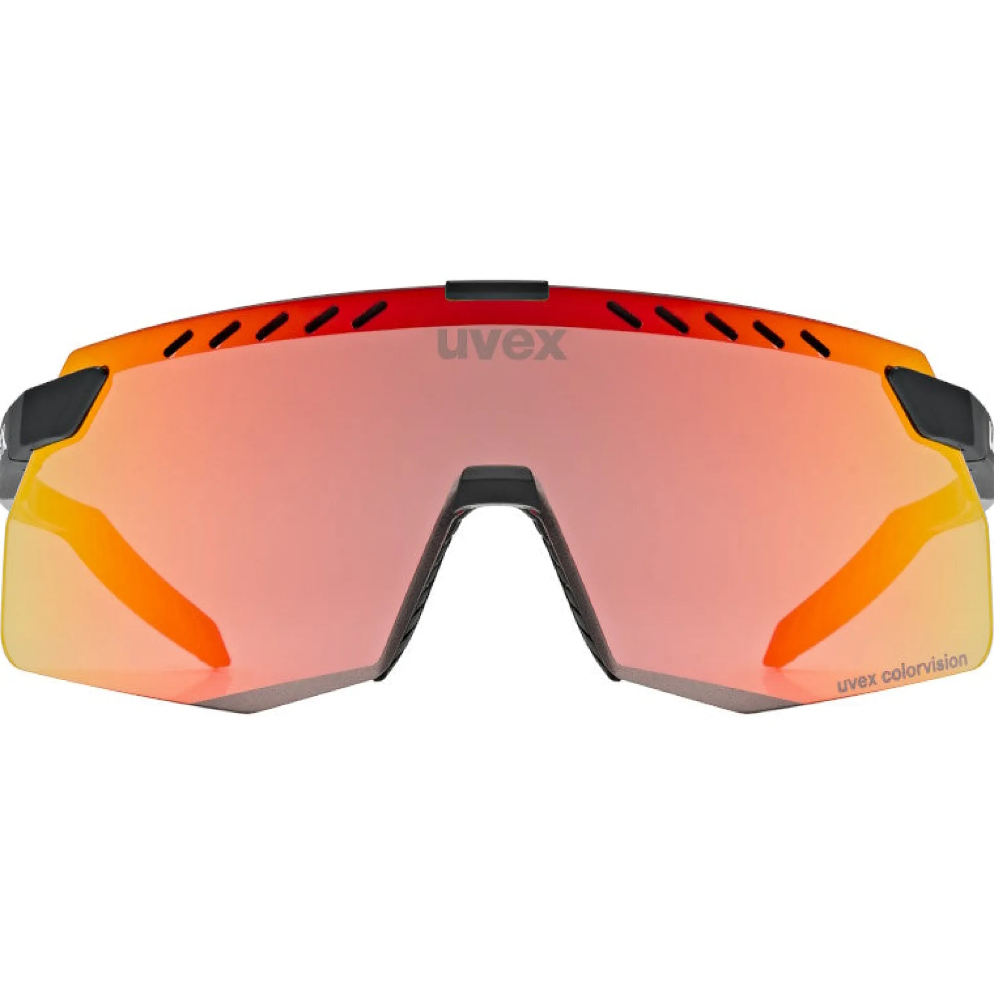 Occhiali Uvex Pace Stage S CV - Black Matt Mirror Red
