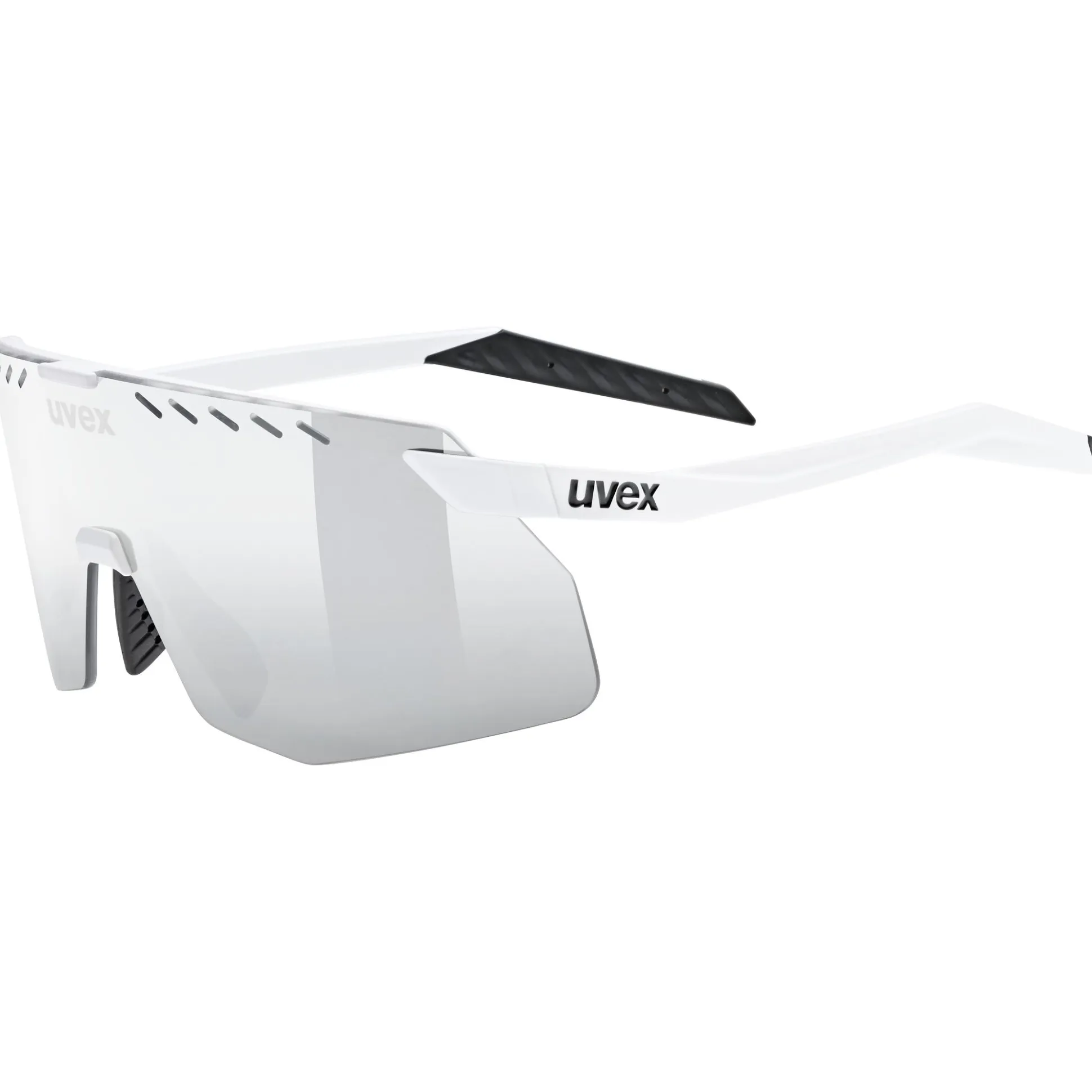 Occhiali Uvex Pace Stage S - White Matt Mirror Silver