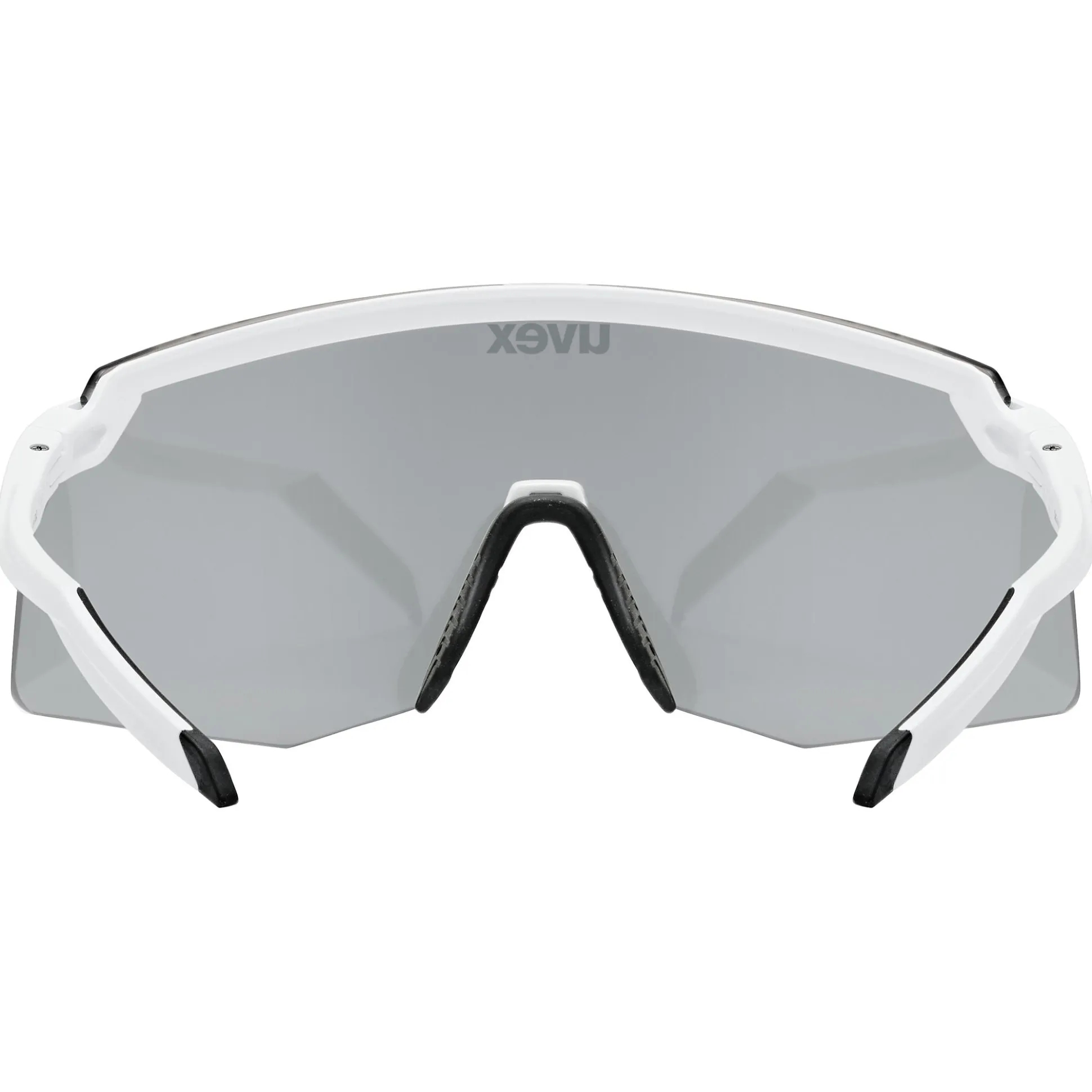 Occhiali Uvex Pace Stage - White Matt Mirror Silver