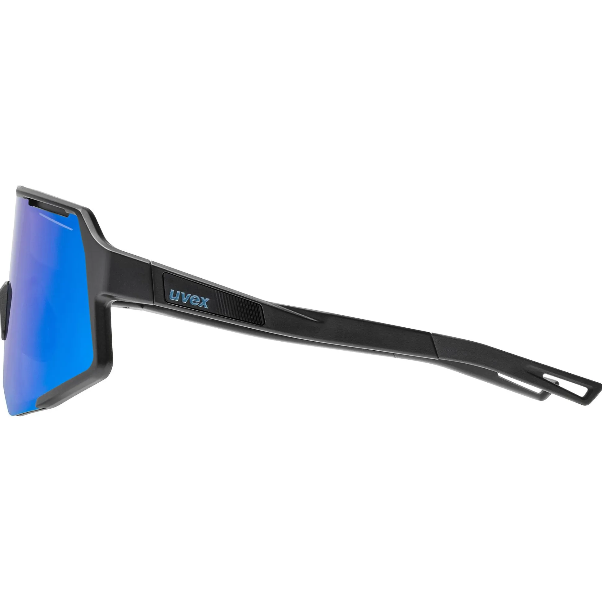 Occhiali Uvex Sequenze - Black Matte Mirror Blue