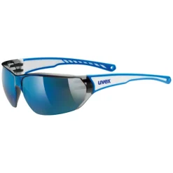 Occhiali Uvex Sportstyle 204 - Bianco Blu Mirror Blue