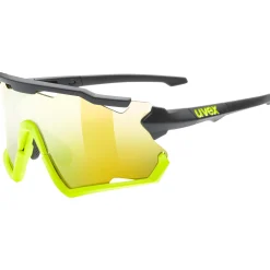 Occhiali Uvex Sportstyle 228 - Black yellow mirror yellow