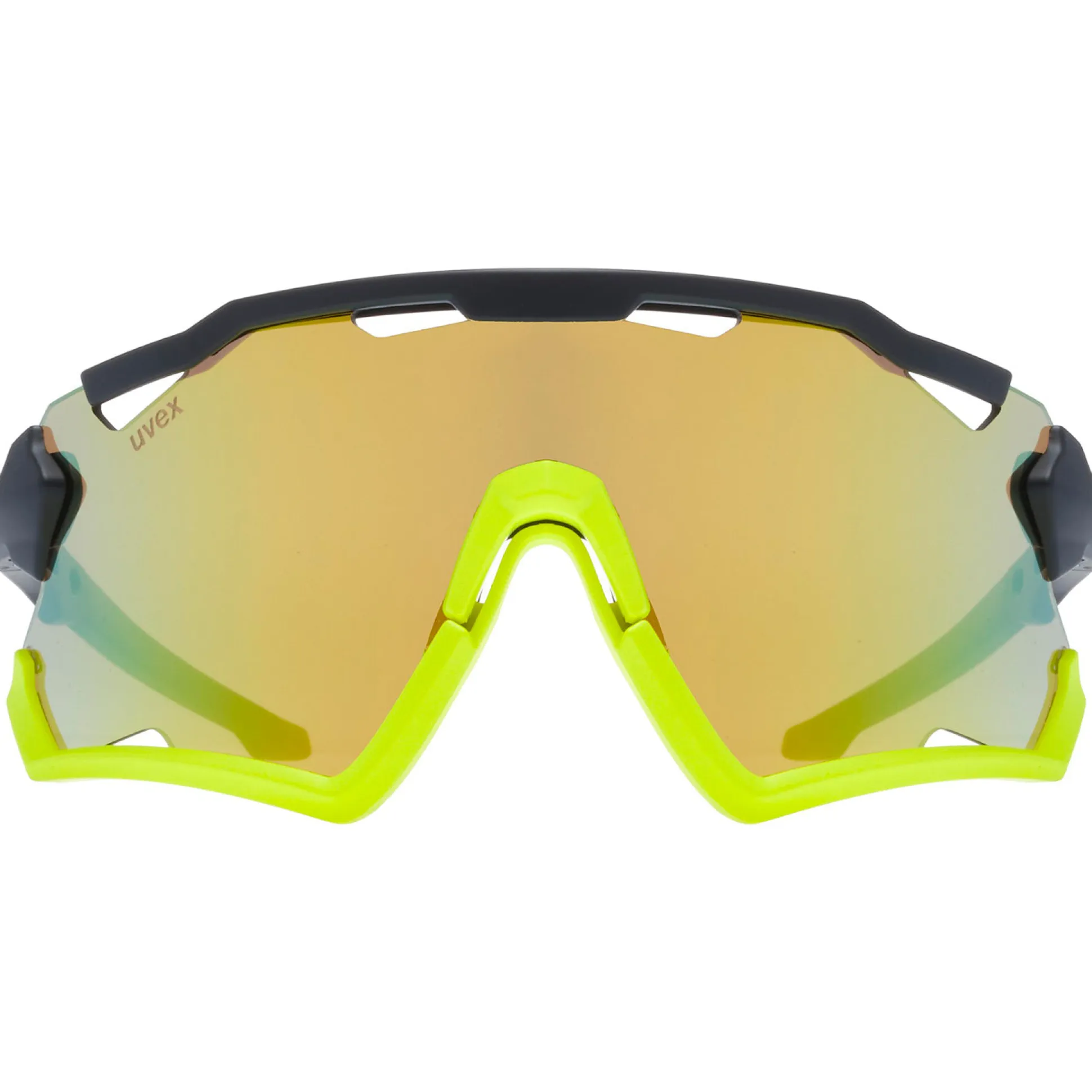 Occhiali Uvex Sportstyle 228 - Black yellow mirror yellow