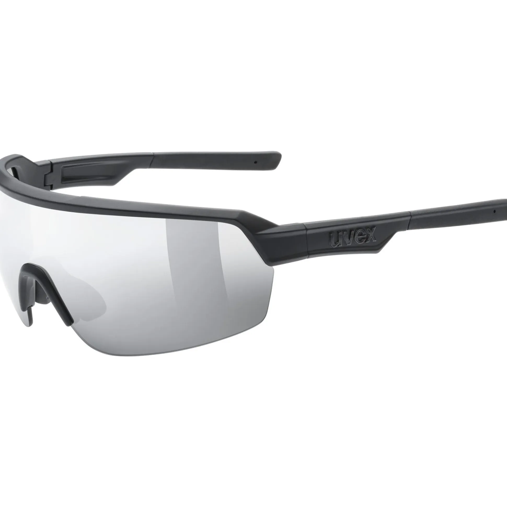 Occhiali Uvex Sportstyle 227 - Black mat Mirror silver