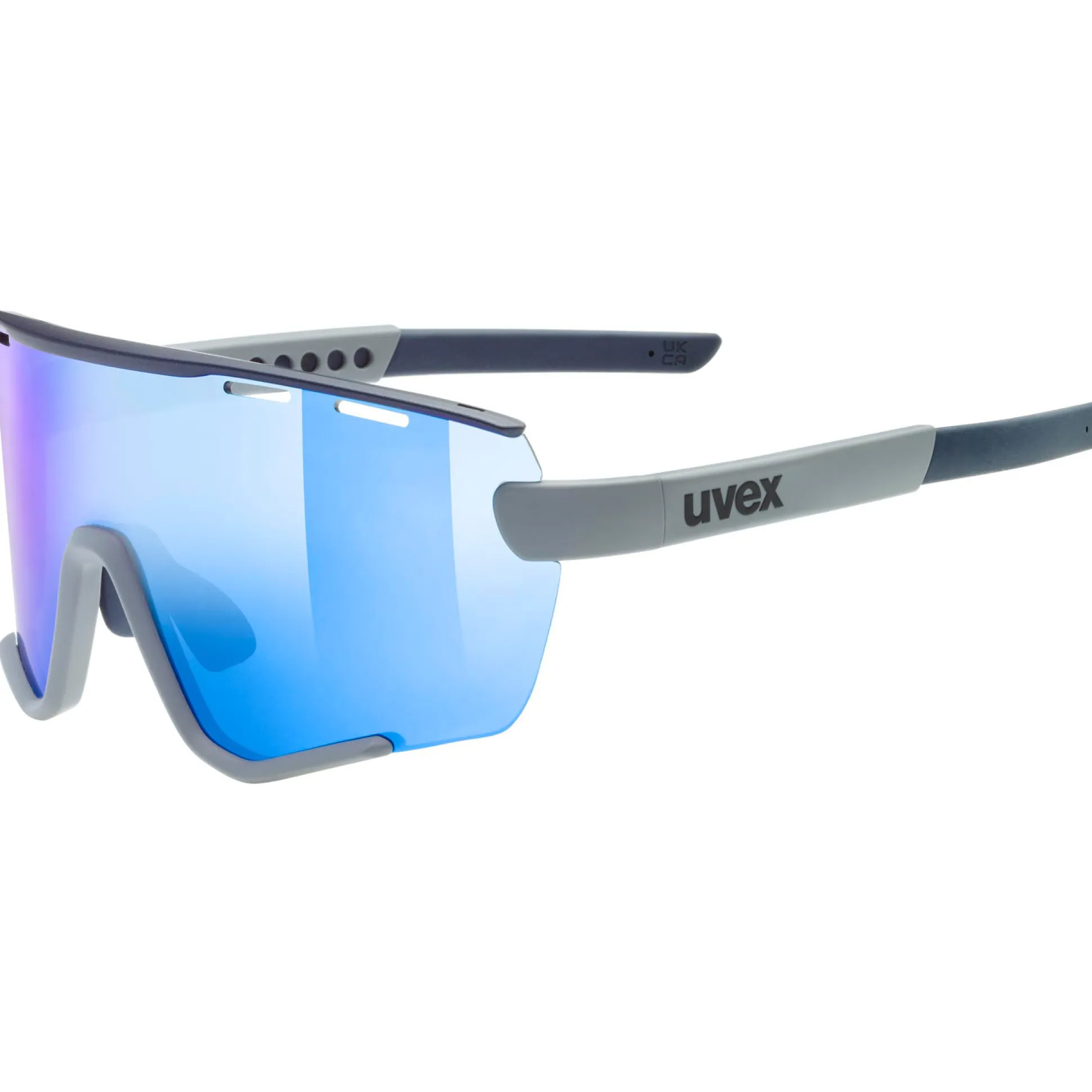 Occhiali Uvex Sportstyle 236 Set - Rhino Mat mirror blue