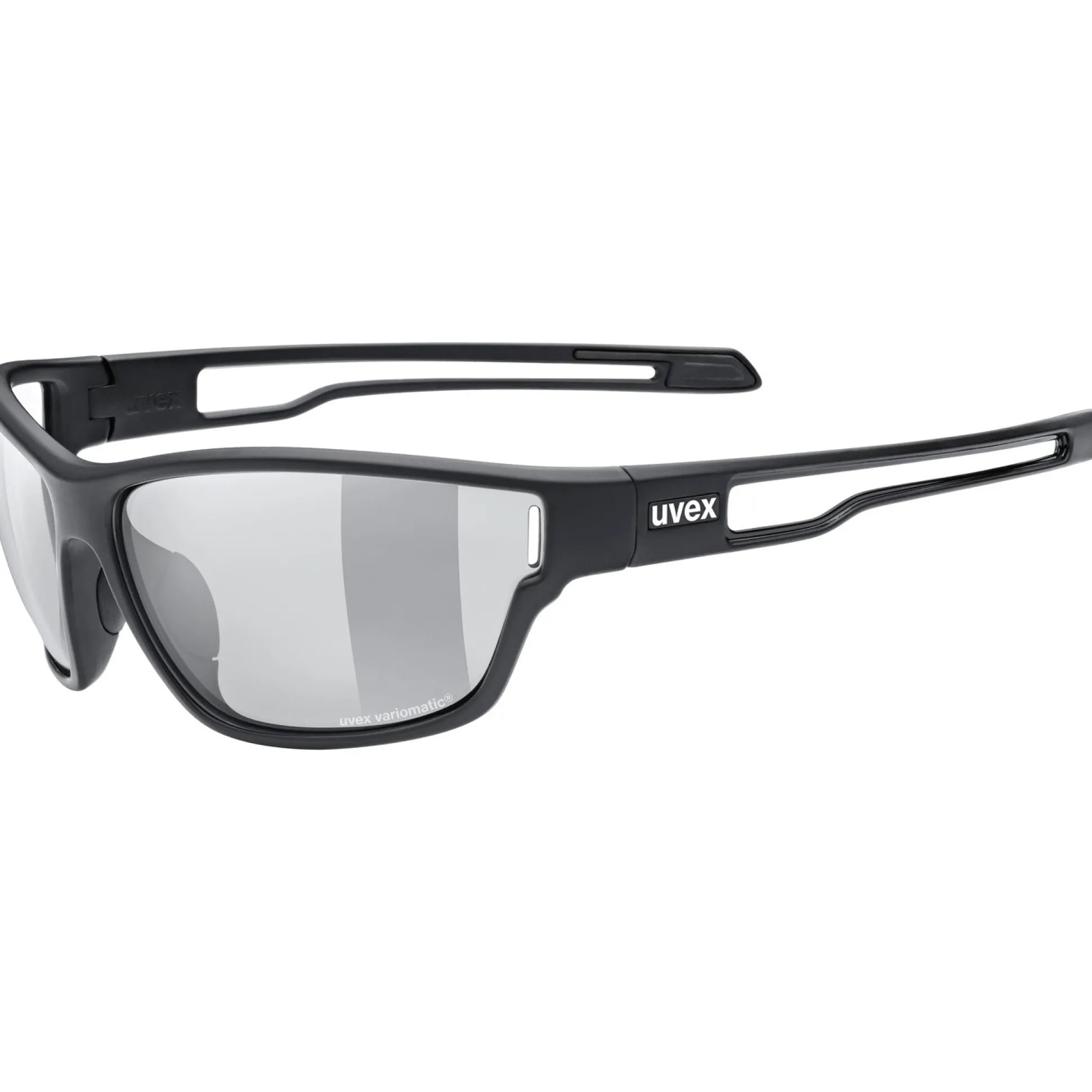 Occhiali Uvex Sportstyle 806 V - Black mat Variomatic smoke