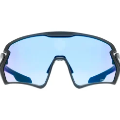 Occhiali Uvex Sportstyle 231 V - Black mat Variomatic blue