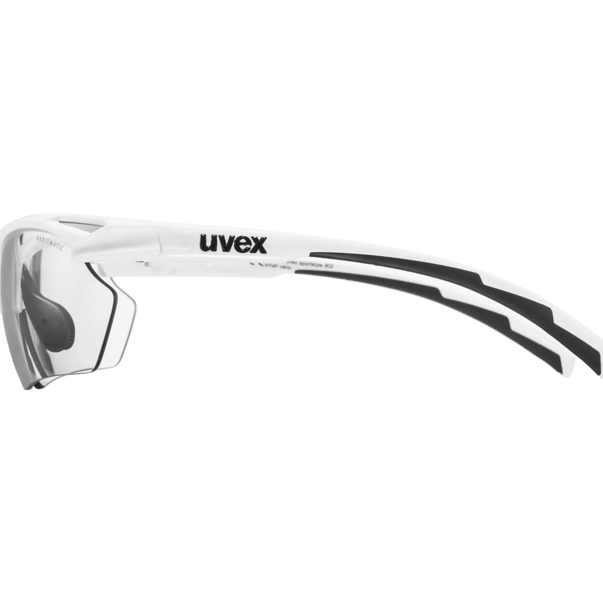 Occhiali Uvex Sportstyle 802 V Small - White Variomatic smoke