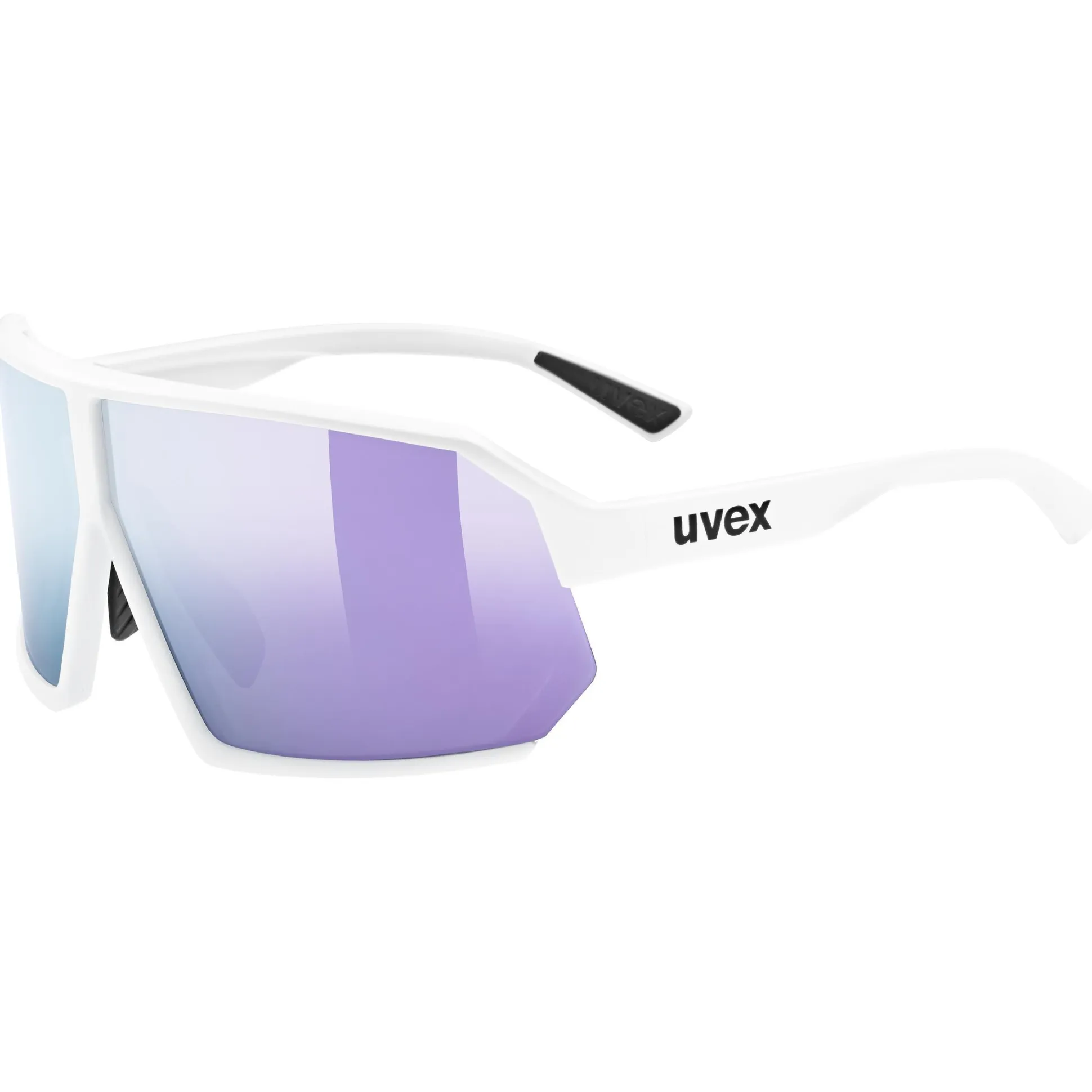 Occhiali Uvex sportstyle 237 - White matt mirror lavender