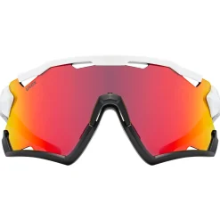 Occhiali Uvex Sportstyle 228 - White black mirror red