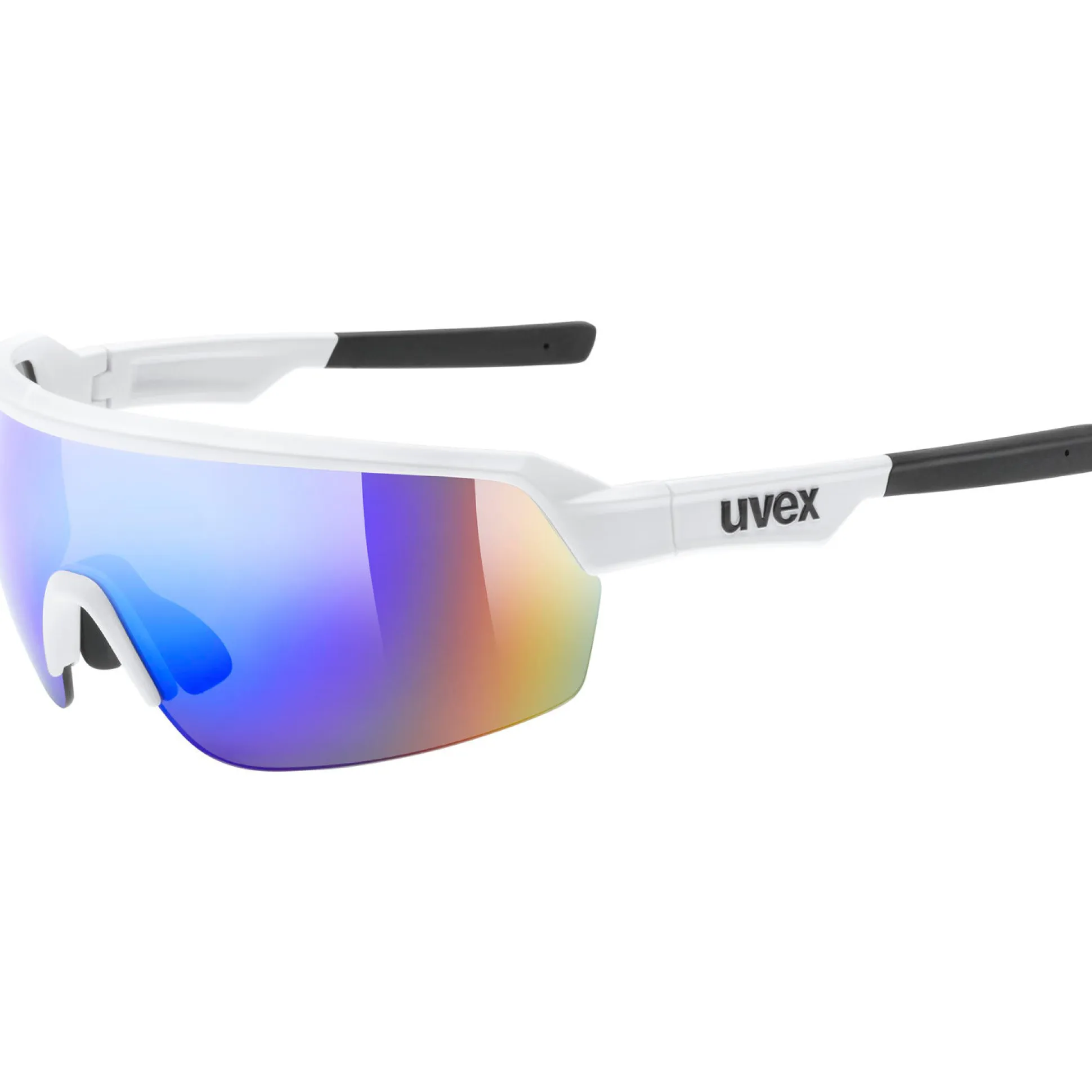 Occhiali Uvex Sportstyle 227 - White mat Mirror blue