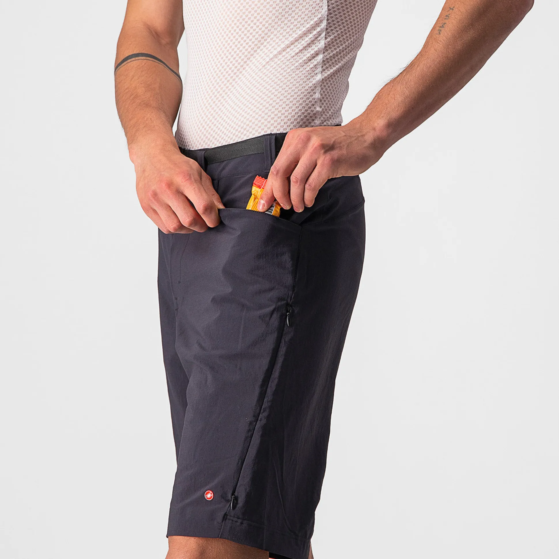 Pantaloncini Castelli Unlimited Trail - Nero