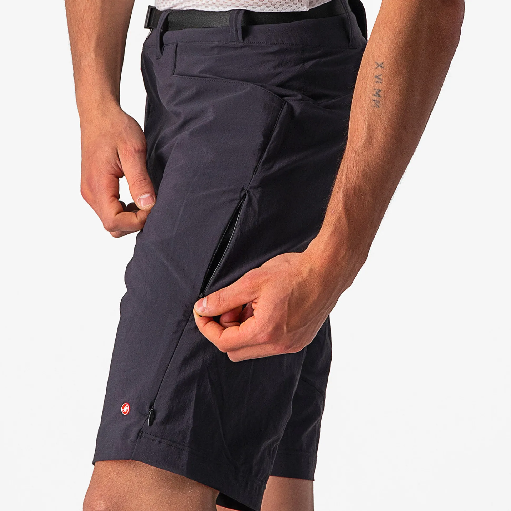 Pantaloncini Castelli Unlimited Trail - Nero