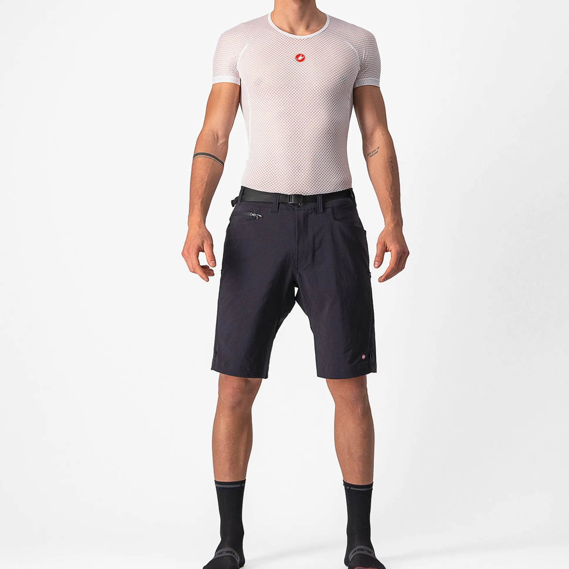 Pantaloncini Castelli Unlimited Trail - Nero