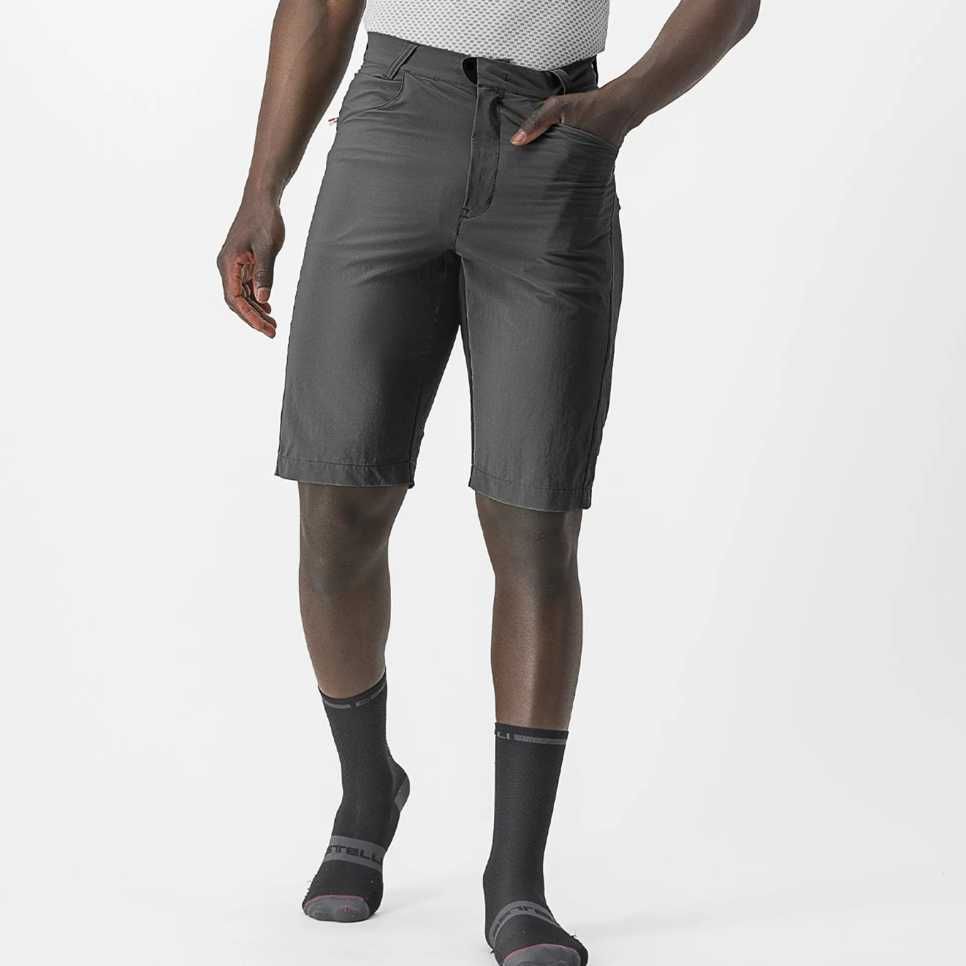 Pantaloncini Castelli Unlimited Baggy - Grigio scuro