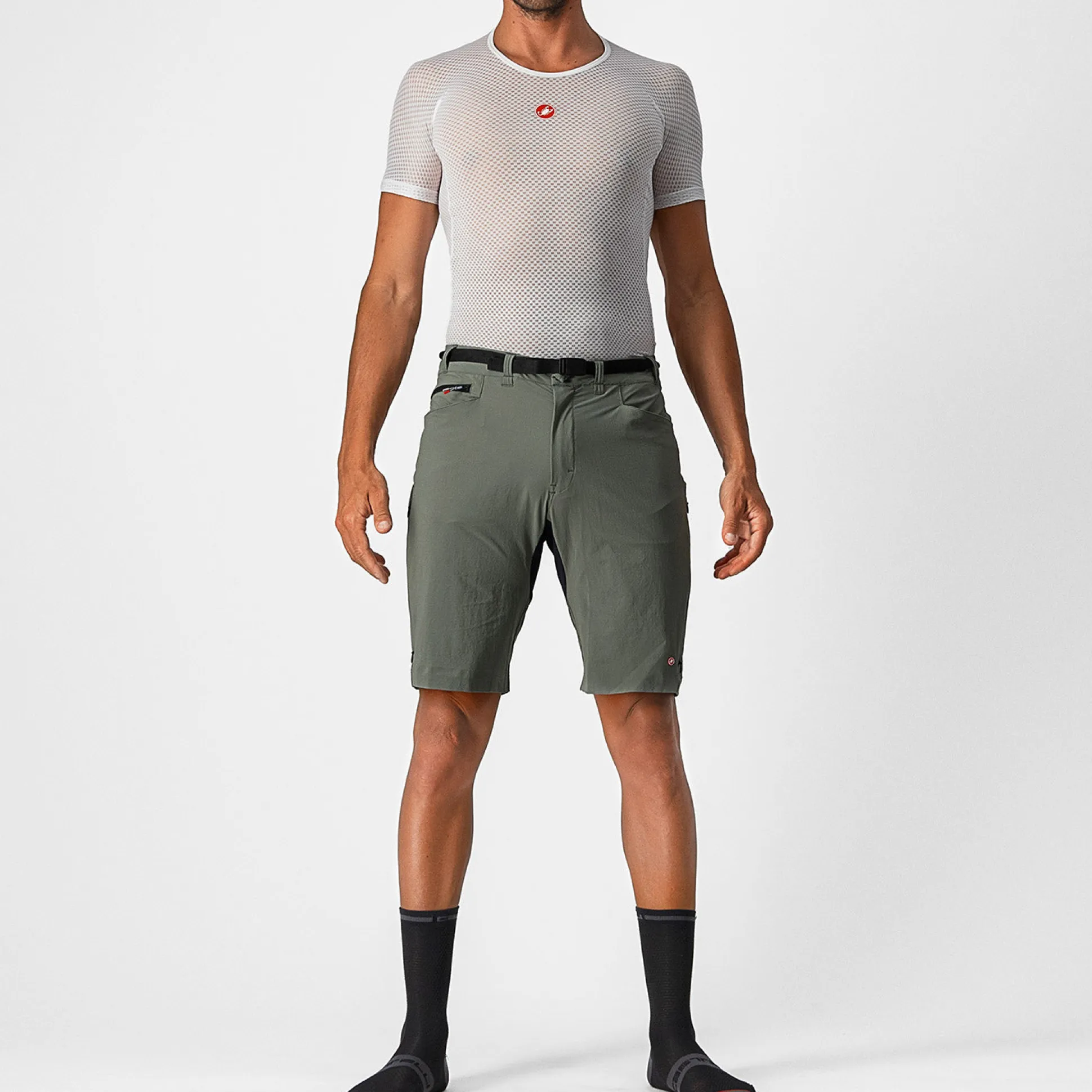 Pantaloncini Castelli Unlimited Trail - Grigio