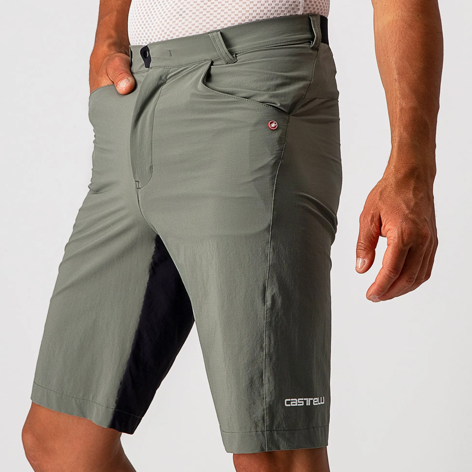 Pantaloncini Castelli Unlimited - Grigio