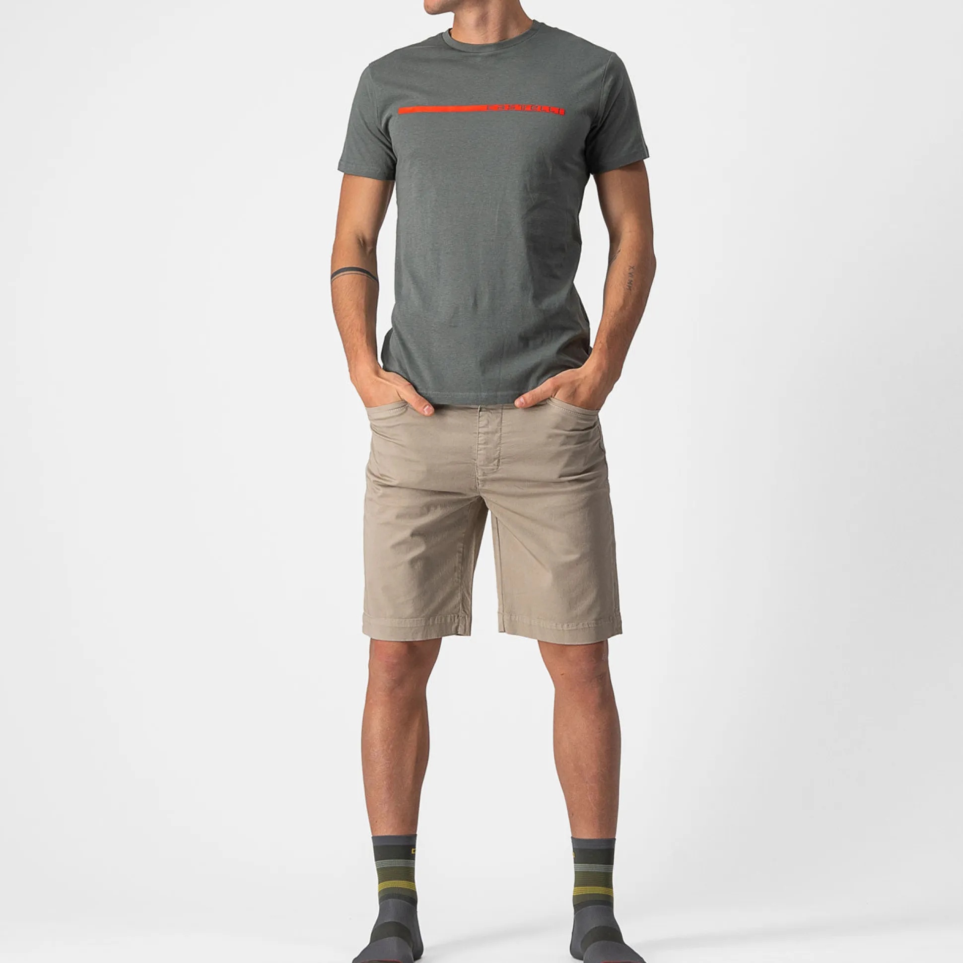 Pantaloncini Castelli VG 5 Pocket - Beige