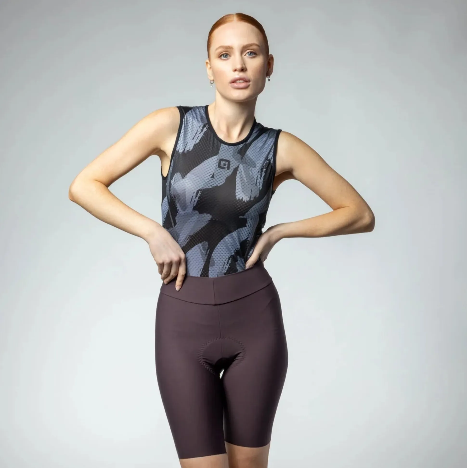 Pantaloncini donna Ale PR-E Master 2.0 - Marrone