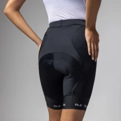 Pantaloncini donna Ale PR-E Strada 2.0 2025 - Nero bianco