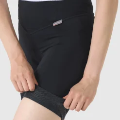 Pantaloncini donna Cafe du Cycliste Celine - Nero