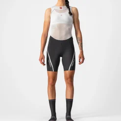 Pantaloncini donna Castelli Velocissima 3 - Nero grigio