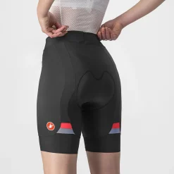 Pantaloncini donna Castelli Prima - Nero rosa