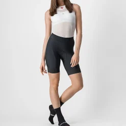Pantaloncini donna Castelli Prima - Nero rosa