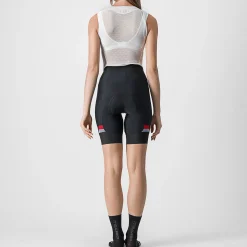 Pantaloncini donna Castelli Prima - Nero rosa