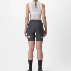 Pantaloncini donna Castelli Prima - Grigio arancio