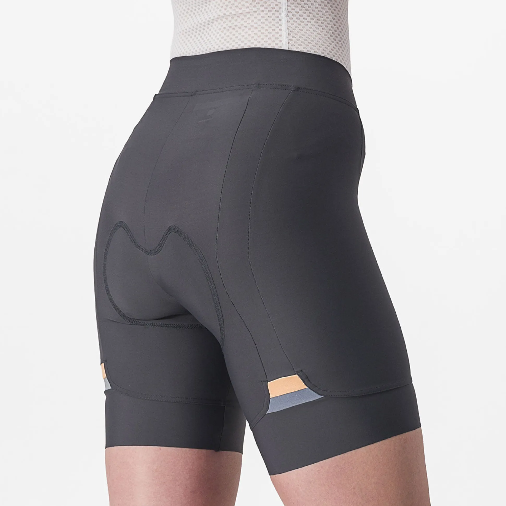 Pantaloncini donna Castelli Prima - Grigio arancio