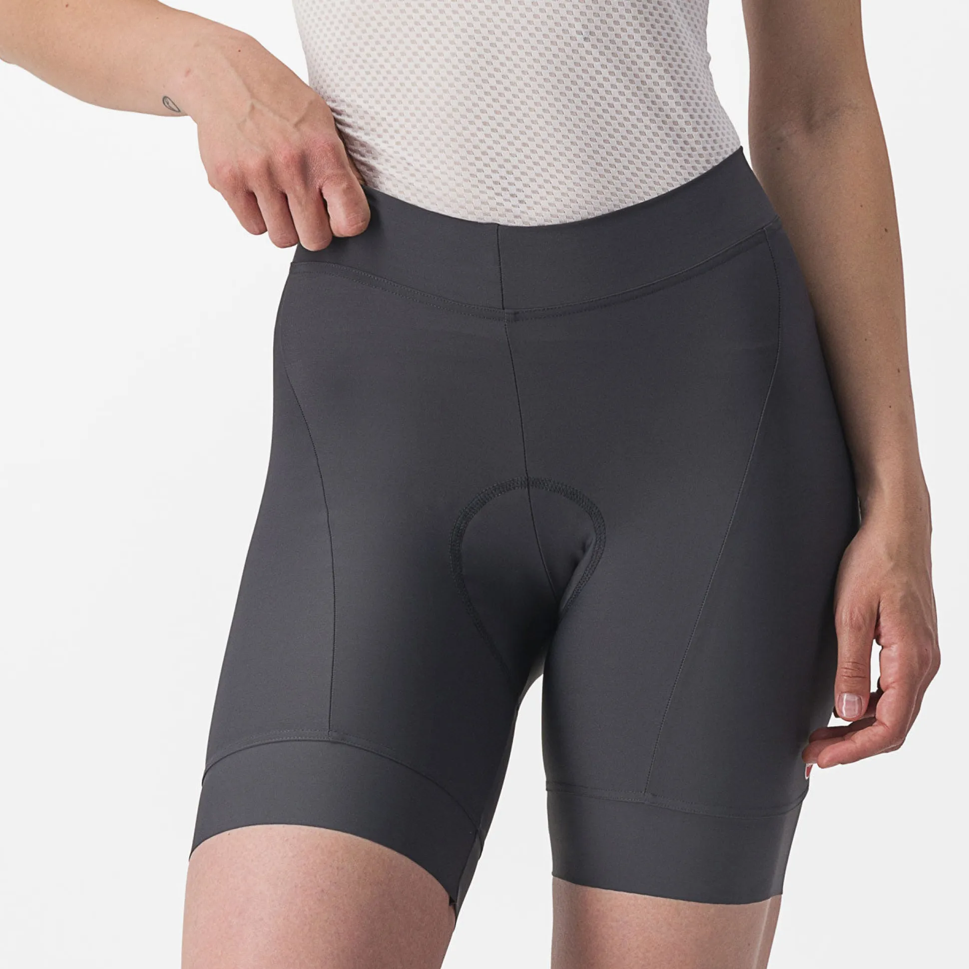 Pantaloncini donna Castelli Prima - Grigio arancio
