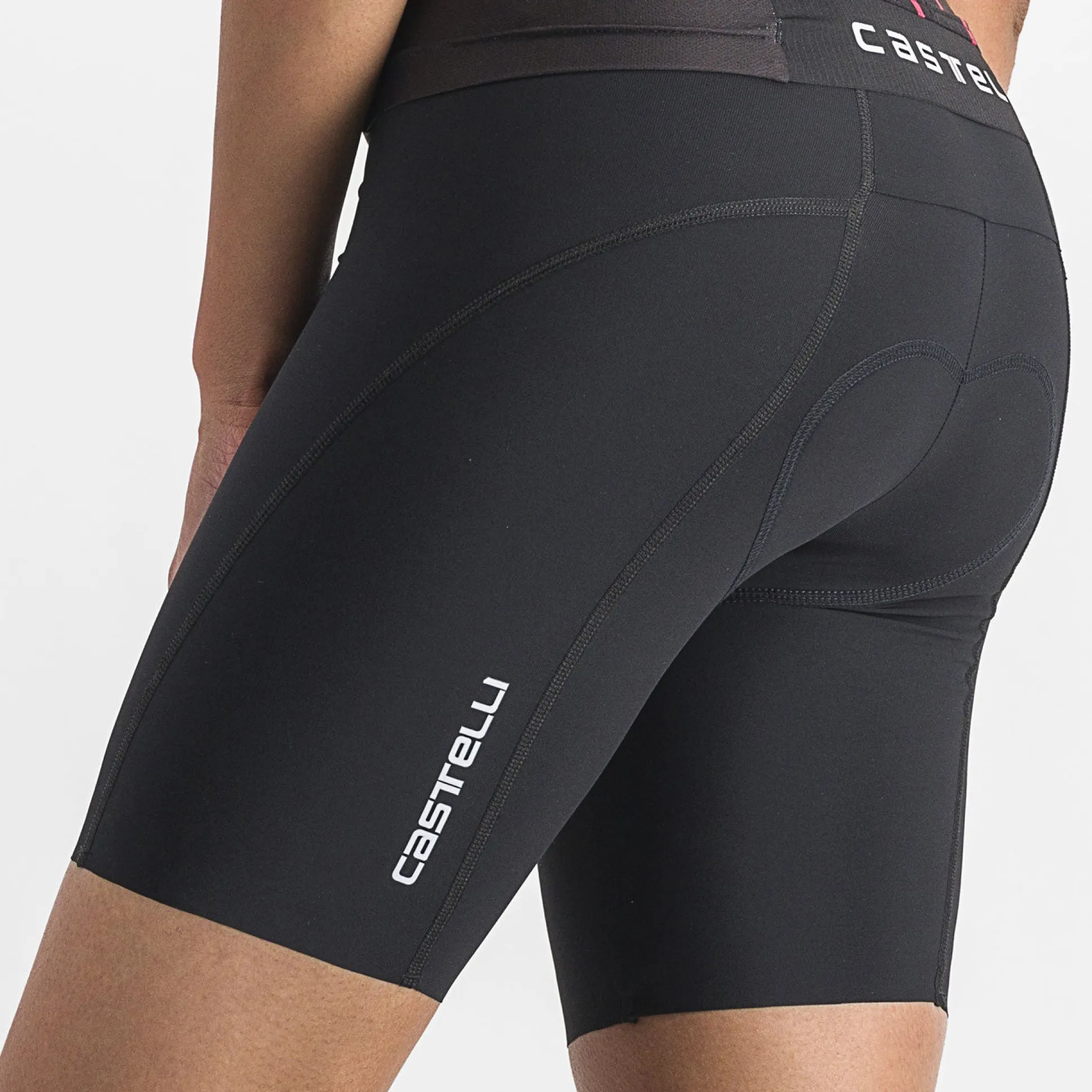 Pantaloncini donna Castelli Ride Run - Nero