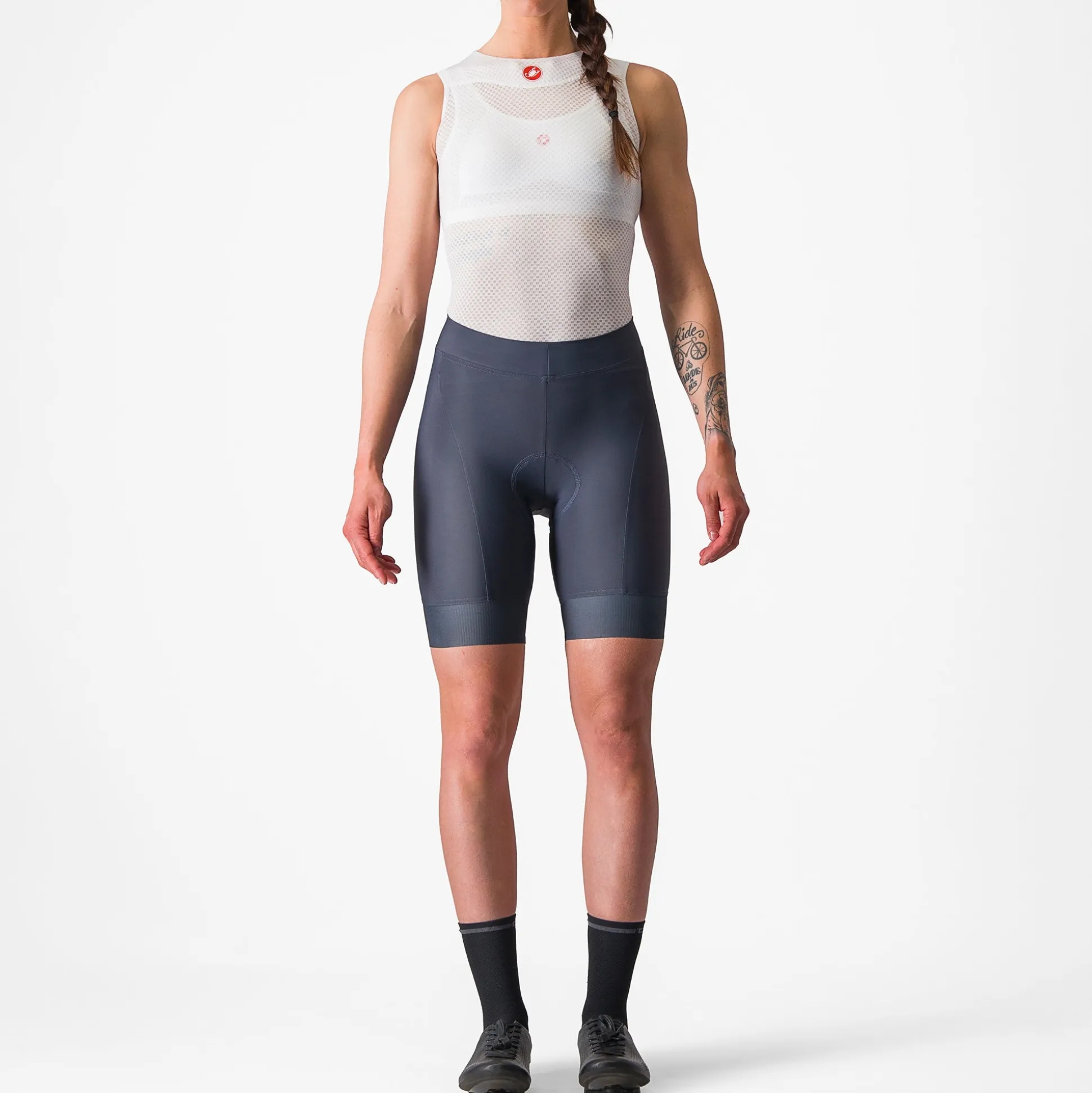 Pantaloncini donna Castelli Prima - Blu chiaro