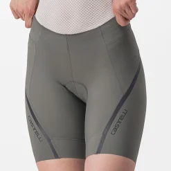 Pantaloncini donna Castelli Velocissima 3 - Grigio chiaro