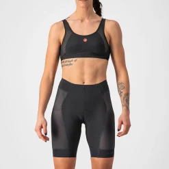 Pantaloncini donna Castelli Insider - Nero