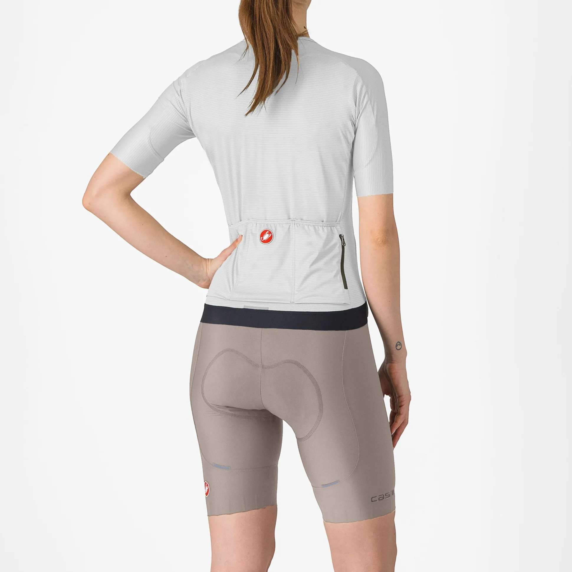 Pantaloncini donna Castelli Espresso DT - Beige