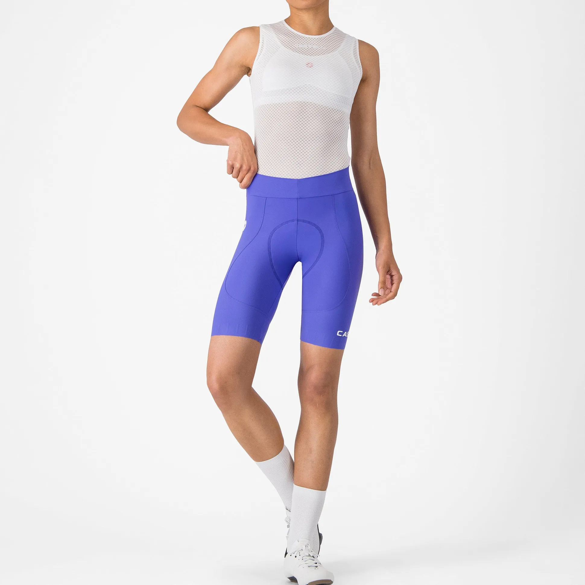 Pantaloncini donna Castelli Espresso 2 DT - Viola