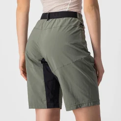 Pantaloncini Donna Castelli Unlimited Baggy - Grigio