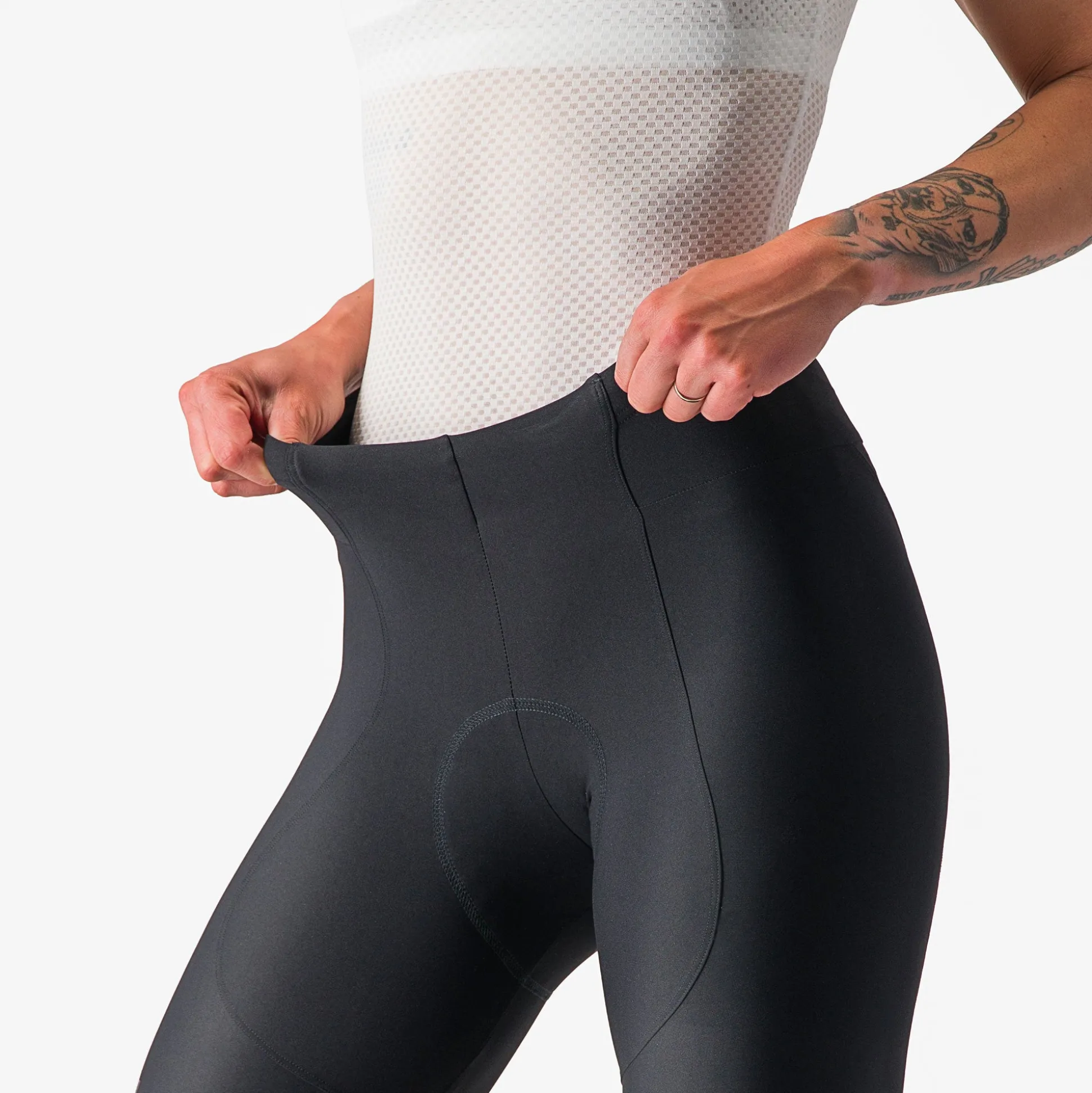 Pantaloncini donna Castelli Espresso DT - Nero