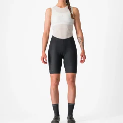 Pantaloncini donna Castelli Espresso DT - Nero