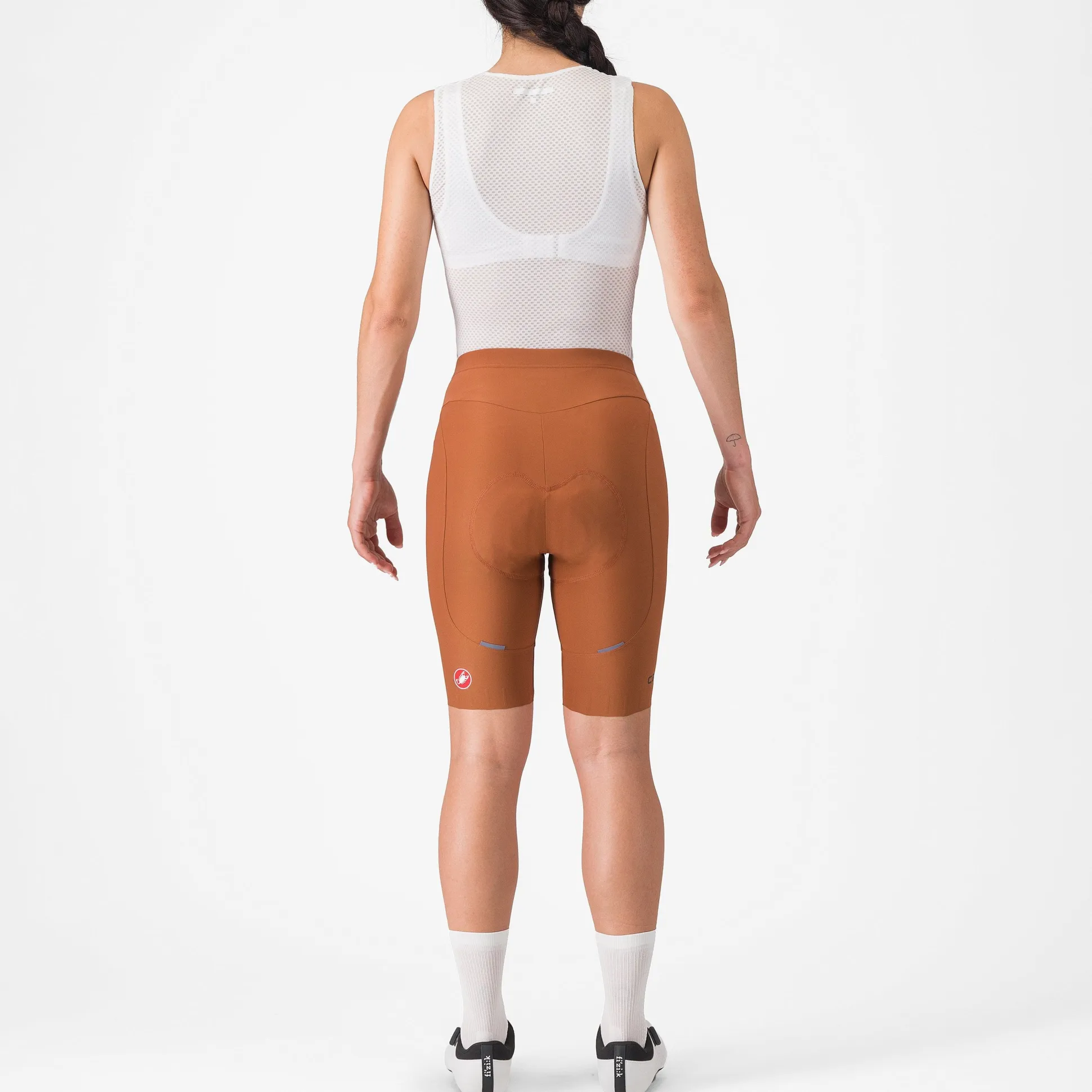 Pantaloncini donna Castelli Espresso DT - Marrone