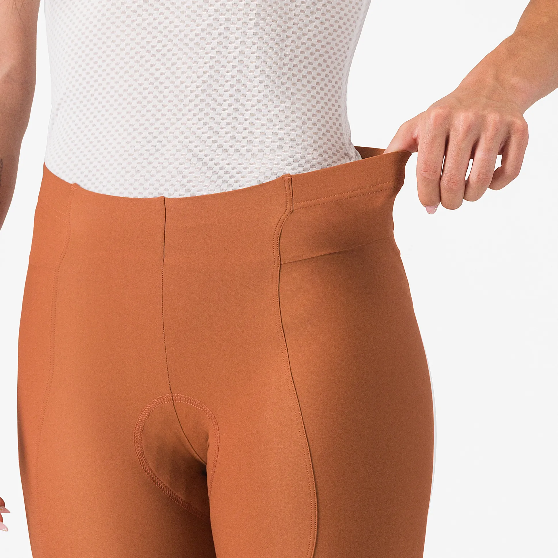 Pantaloncini donna Castelli Espresso DT - Marrone