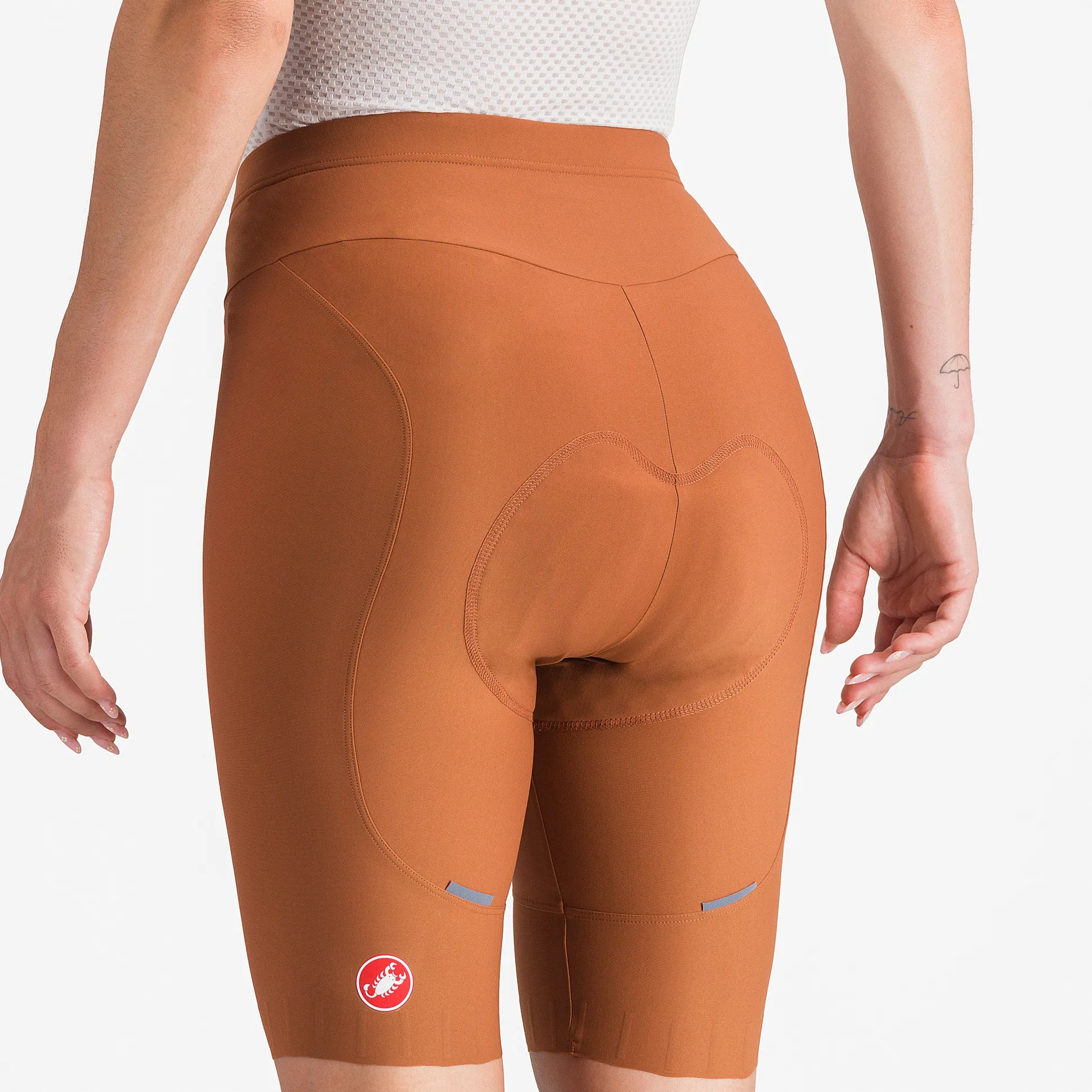 Pantaloncini donna Castelli Espresso DT - Marrone