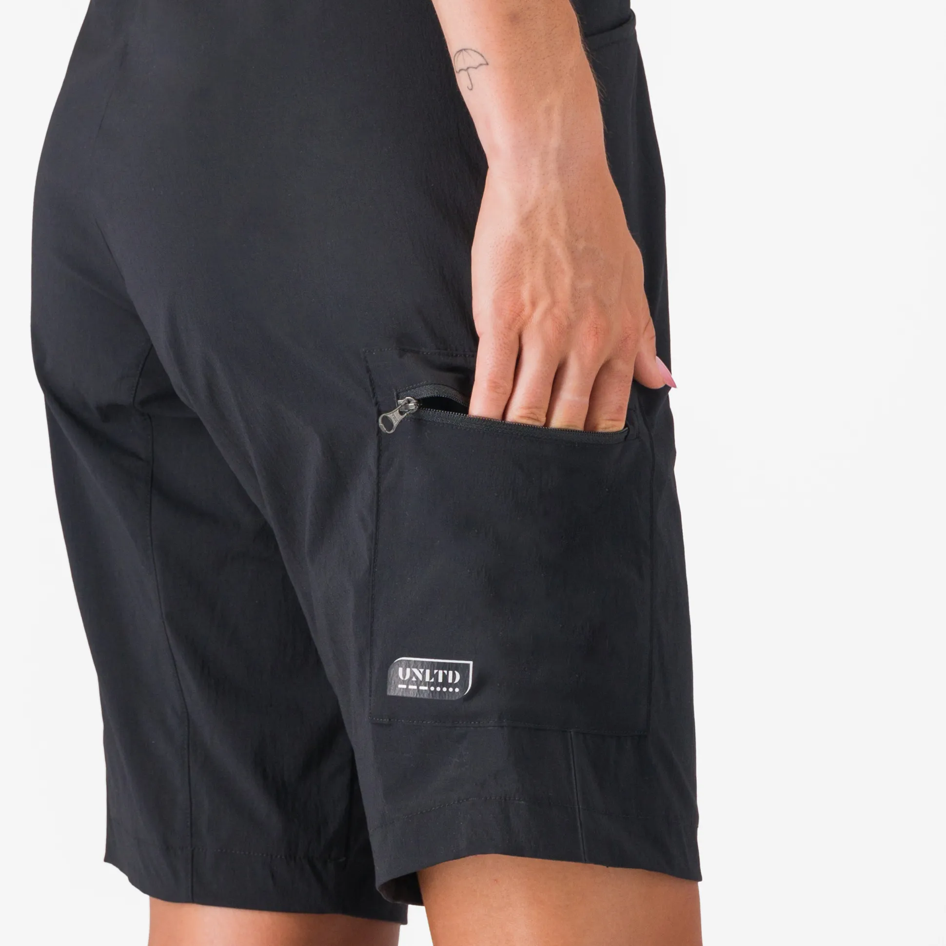 Pantaloncini donna Castelli Unlimited Adventure Baggy - Nero