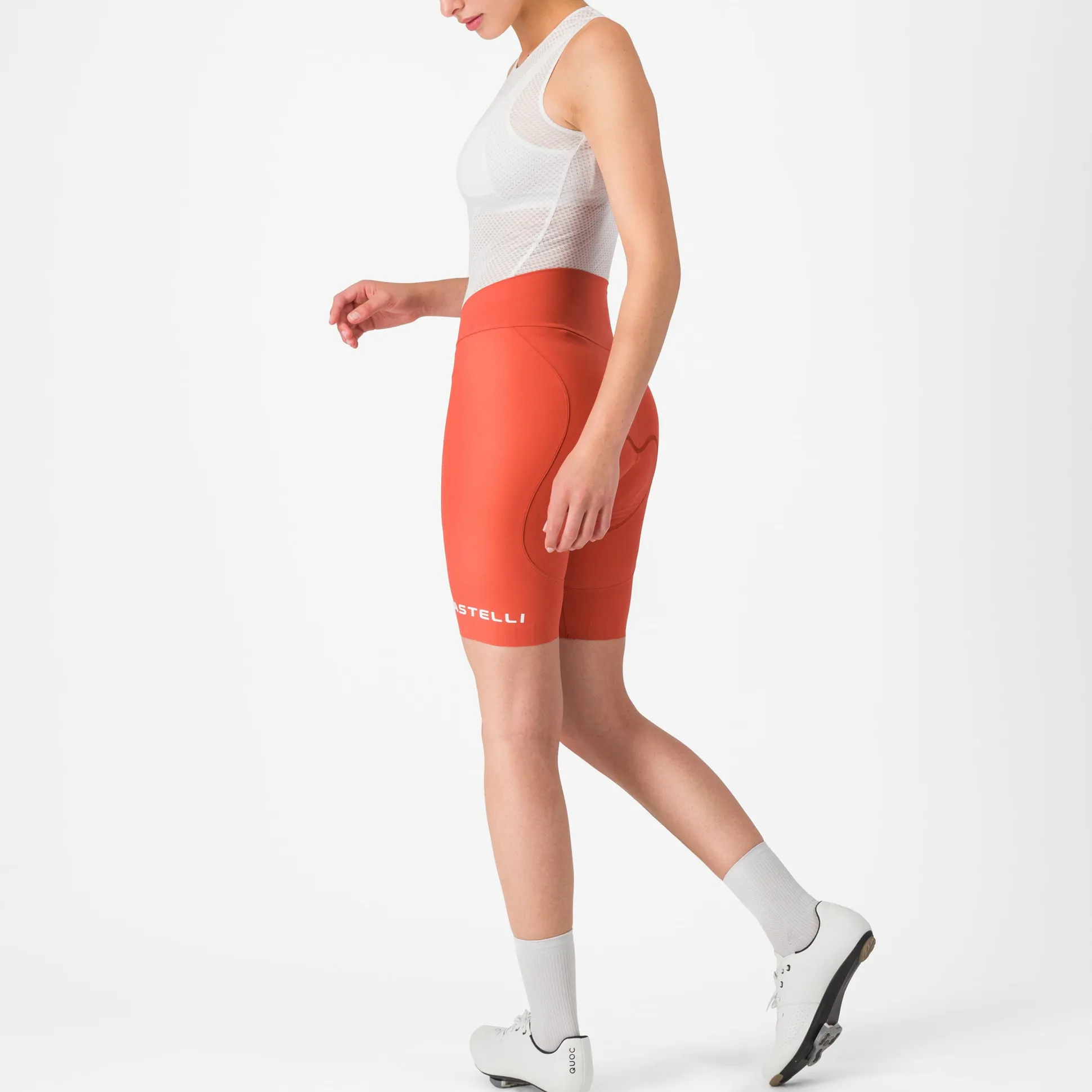Pantaloncini donna Castelli Espresso 2 DT - Arancio