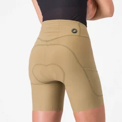 Pantaloncini donna Castelli Comfort Travel - Verde