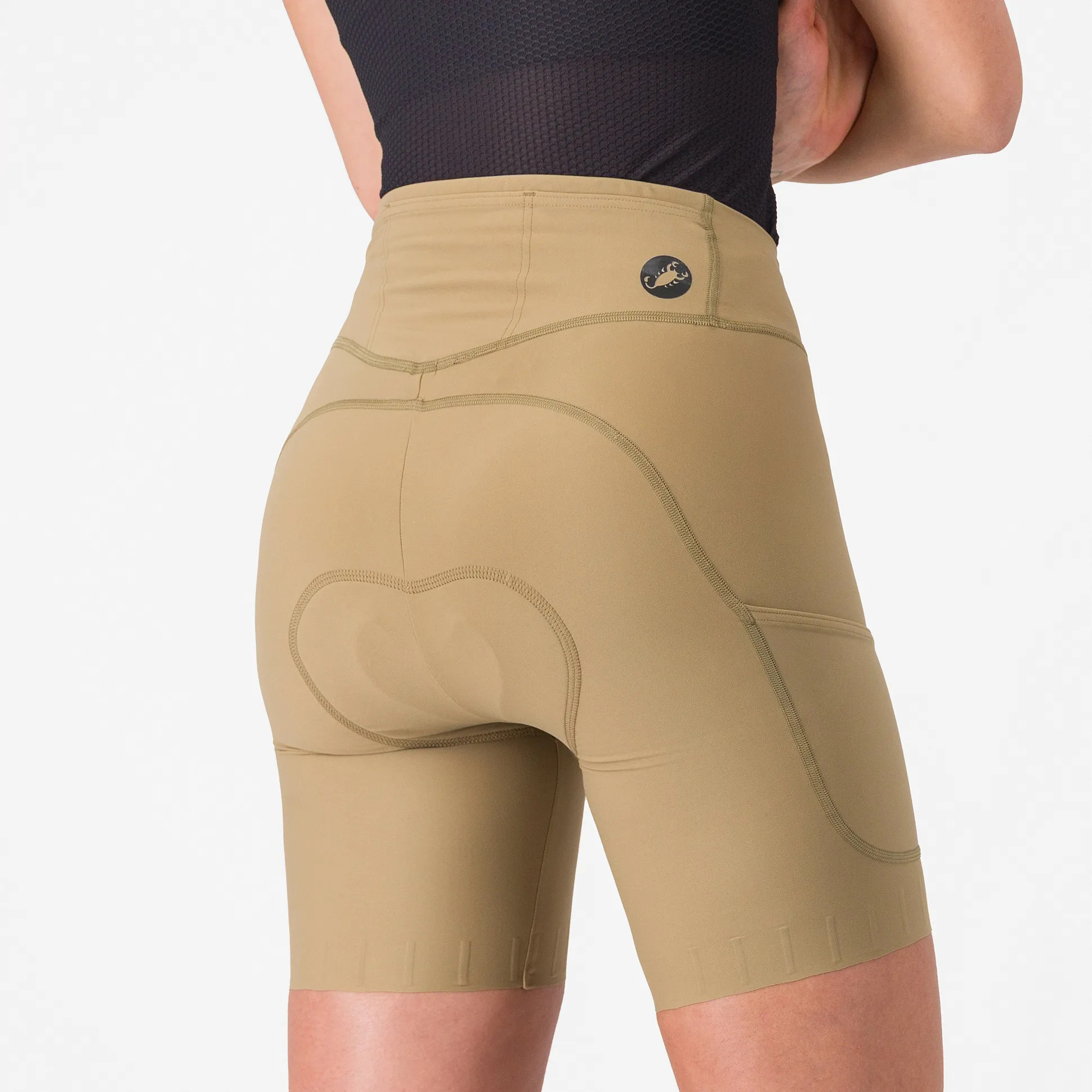 Pantaloncini donna Castelli Comfort Travel - Verde