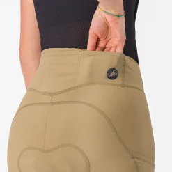 Pantaloncini donna Castelli Comfort Travel - Verde